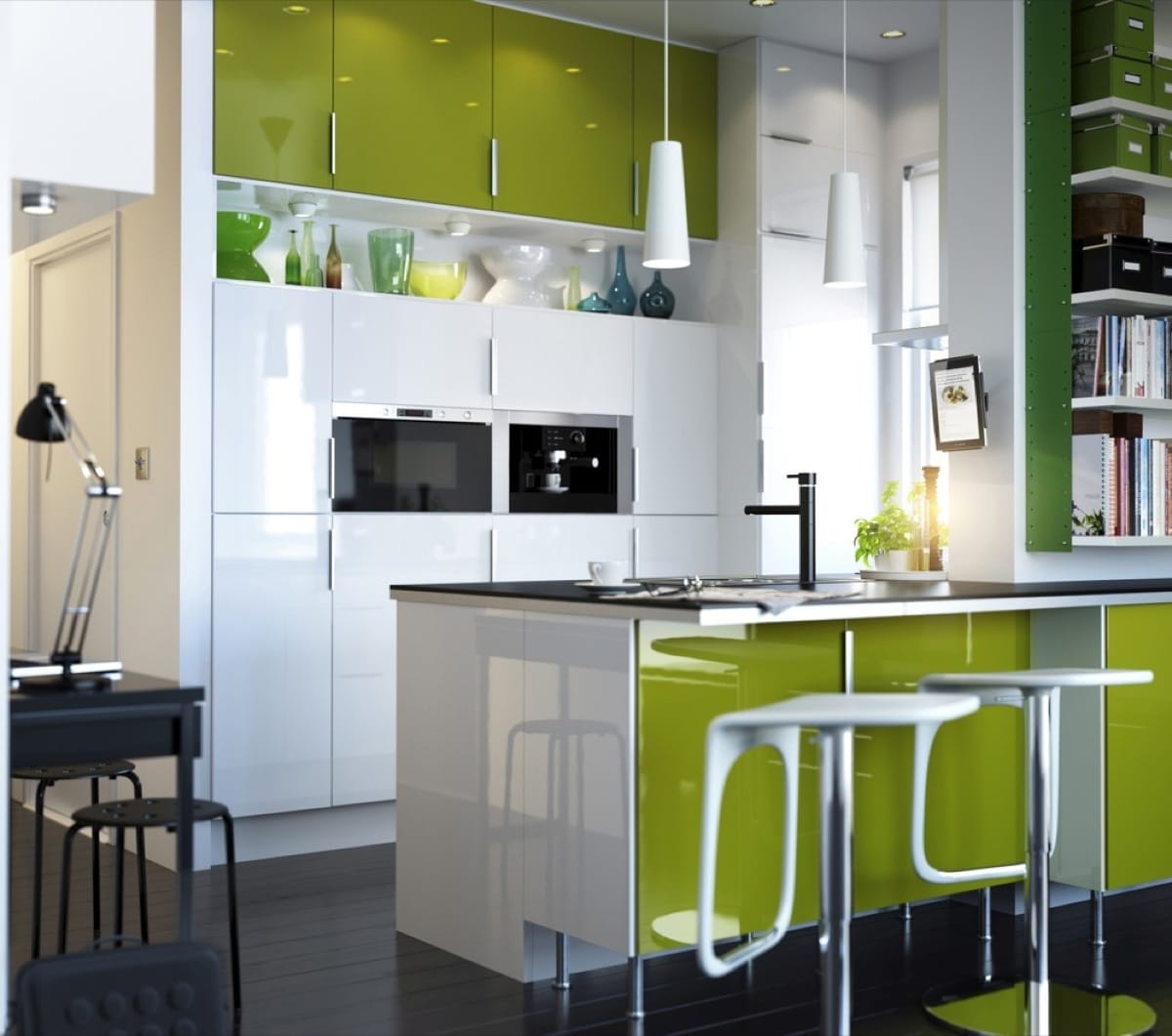 Grass Green Kitchen