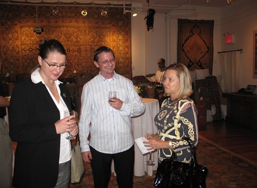 Omri Schwartz with Coco Arnesen (Coco Arnesen Design), and Barbara Rossi Omri Schwartz with Coco Arnesen (Coco Arnesen Design), and Barbara Rossi