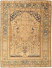 Antique Tabriz Persian Rug