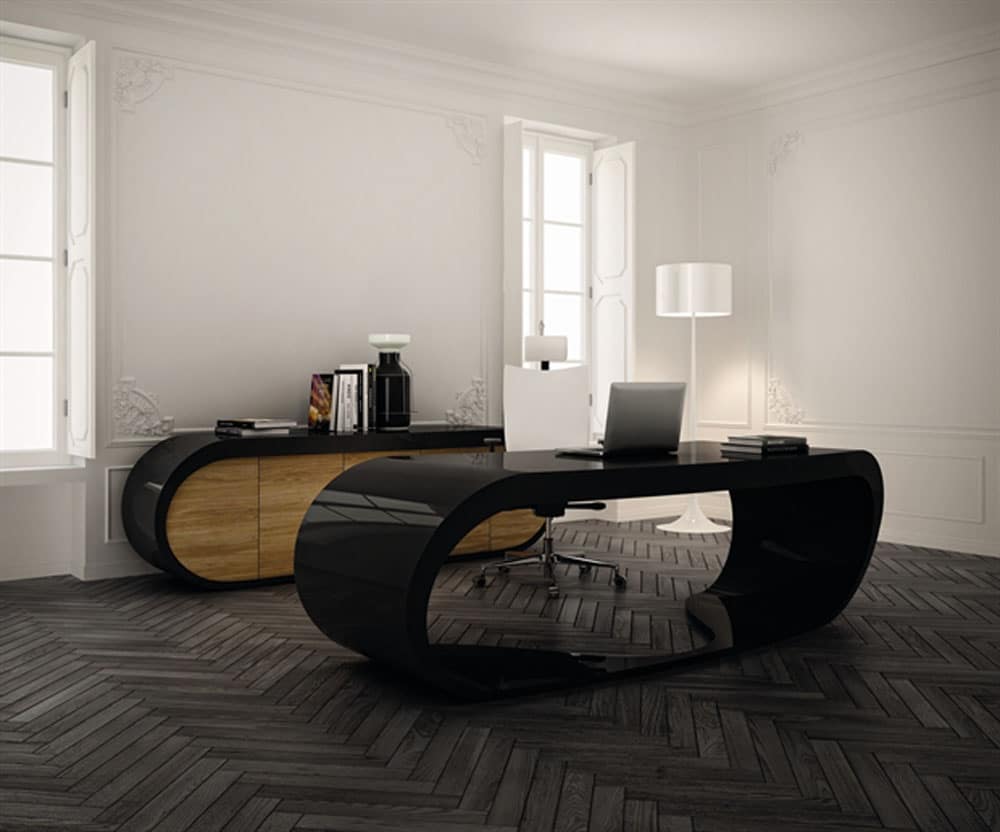 Modern Desk and Floor