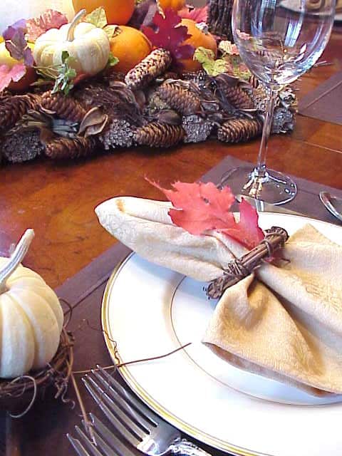 Fall Table Setting Fall Table Setting