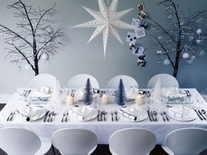 Winter Wonderland Table Setting Winter Wonderland Table Setting