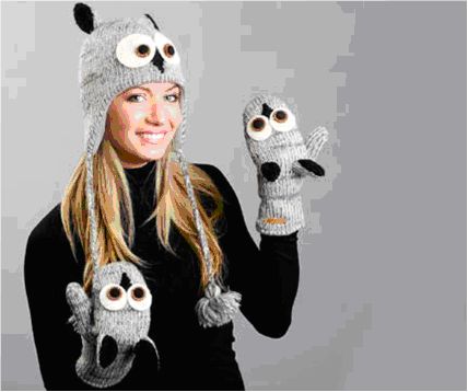Animal Hat and Mittens Animal Hat and Mittens