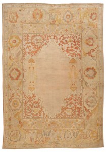 Antique Turkish Oushak Carpet