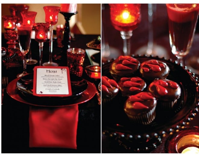 Vampire Table Setting Vampire Table Setting