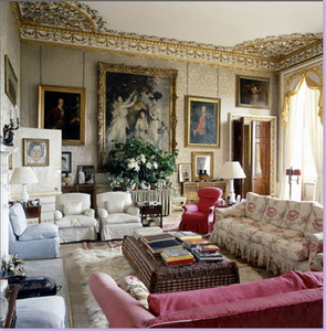 Chatsworth Country Estate in England Sitting Room Chatsworth Country Estate in England Sitting Room