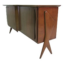 George Nakashima English Oak Burl Wood Nesting Table George Nakashima English Oak Burl Wood Nesting Table