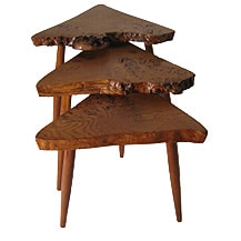 George Nakashima End Tables George Nakashima End Tables