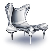 Riemann Stainless Chair Shadow Silver Chair