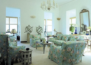 Yves St. Laurent Living Room at Tangiers Yves St Laurent Sitting Room in Tangier