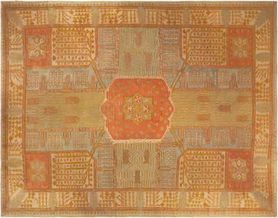 Antique Oushak Rug from Nazmiyal Antique Oushak Rug from Nazmiyal