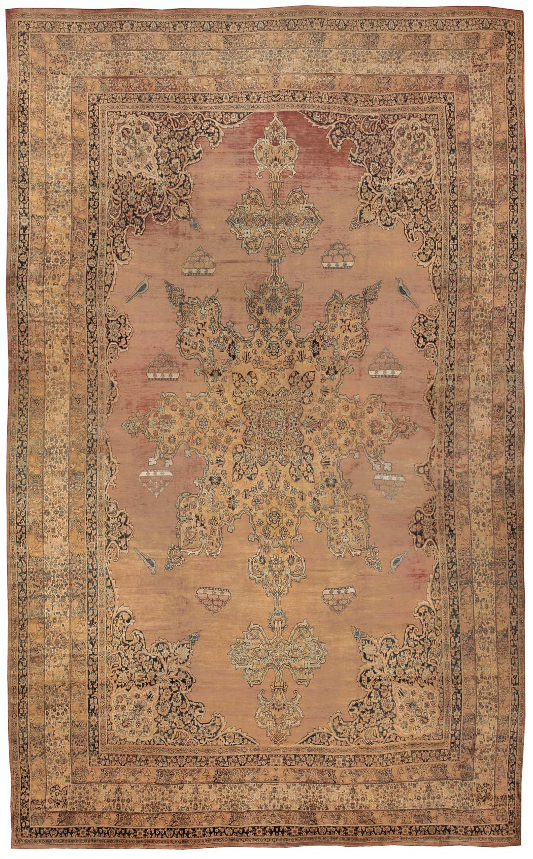 Antique Kerman Persian Rug 3273 Main Image - By Nazmiyal Antique Kerman Persian Rug 3273 Main Image - By Nazmiyal