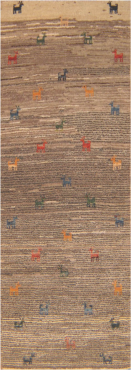 Antique Gabbeh Persian Rug 15628 Main Image - By Nazmiyal