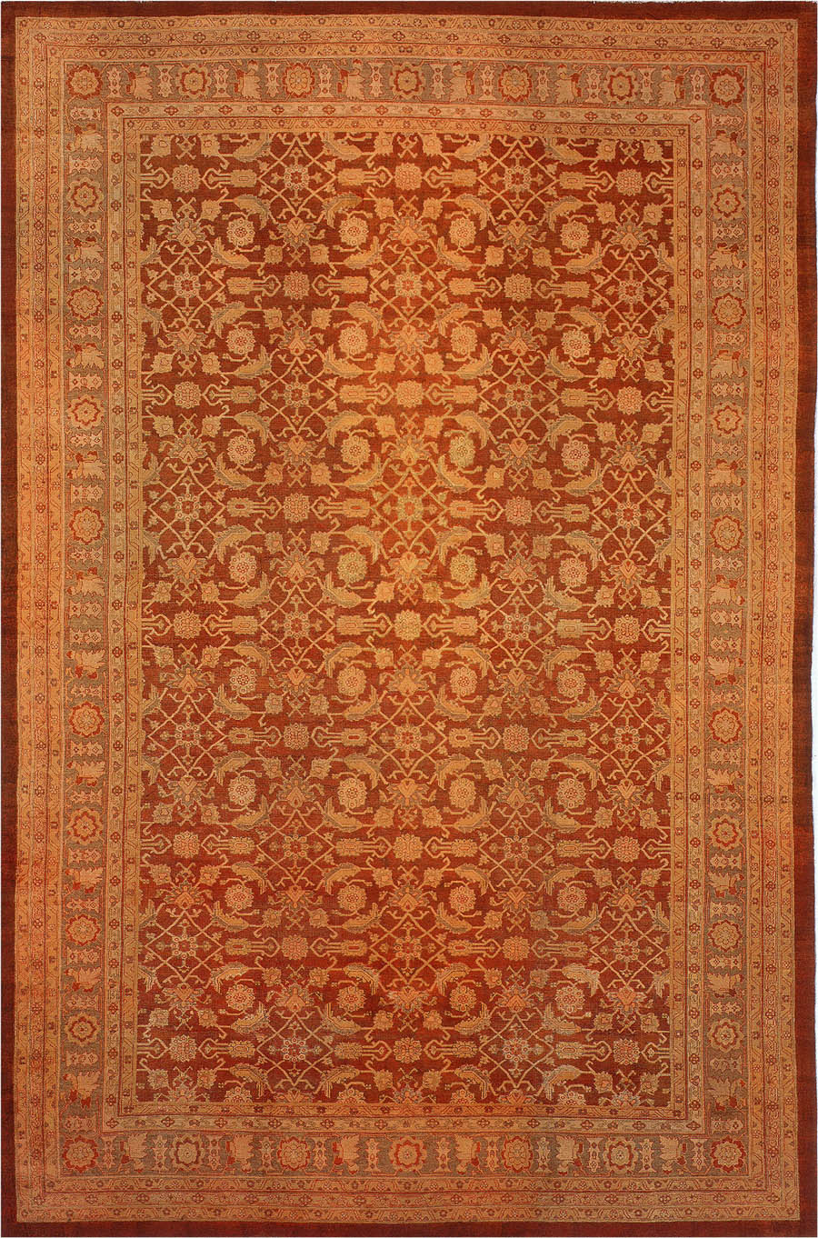 Antique Amritsar Oriental Rug 1574 Main Image - By Nazmiyal Antique Amritsar Oriental Rug 1574 Main Image - By Nazmiyal