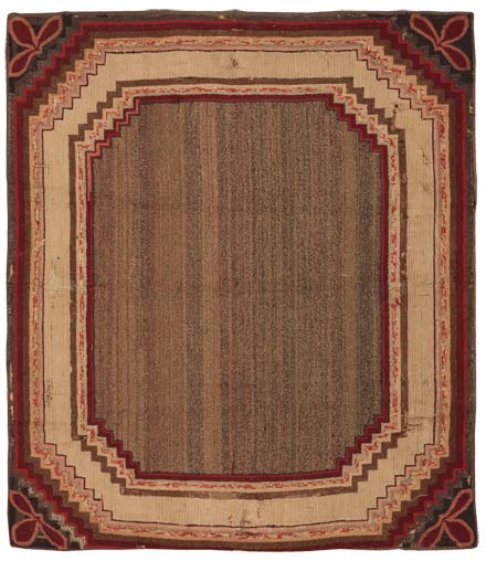 Antique Hooked American Rug 2698 Main Image - By Nazmiyal Antique Hooked American Rug 2698 Main Image - By Nazmiyal