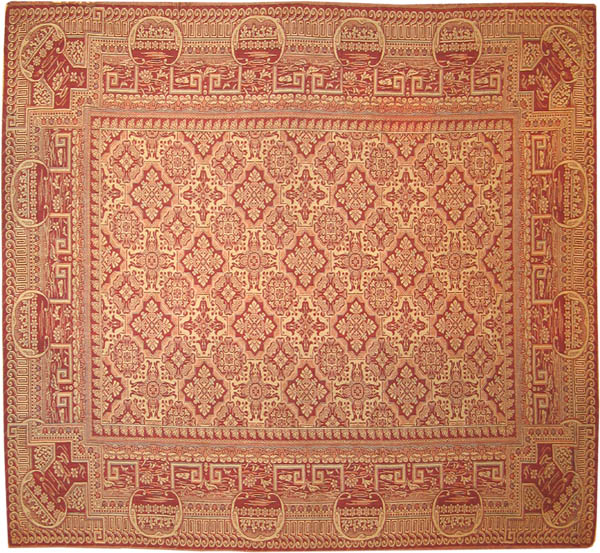Antique Ingrain American Rug 2755 Main Image - By Nazmiyal Antique Ingrain American Rug 2755 Main Image - By Nazmiyal