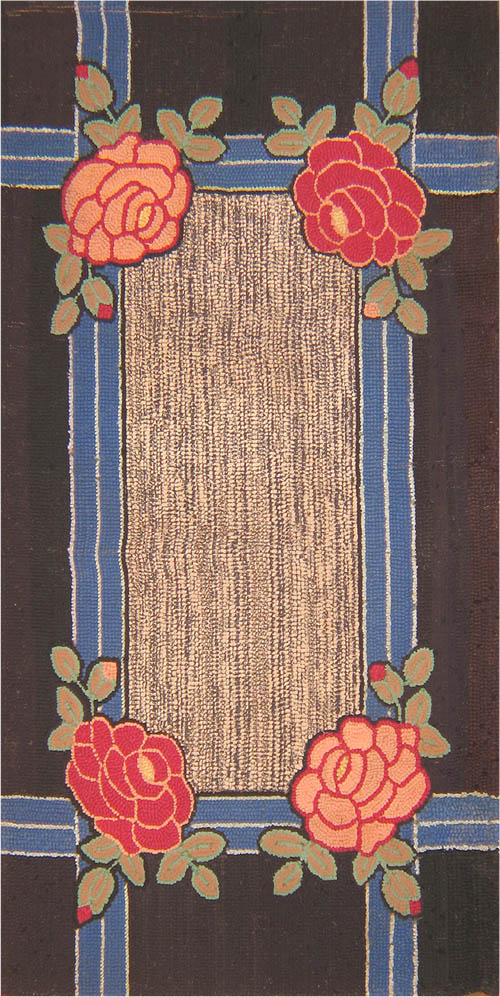 Antique Hooked American Rug 2785 Main Image - By Nazmiyal Antique Hooked American Rug 2785 Main Image - By Nazmiyal