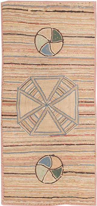 Antique Hooked American Rug 2789 Main Image - By Nazmiyal
