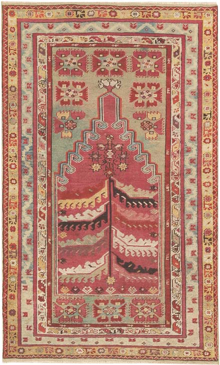 Milas Rug | Prayer Rug | 2890 by Nazmiyal Milas Prayer Rug | Village Carpets | 2890 by Nazmiyal