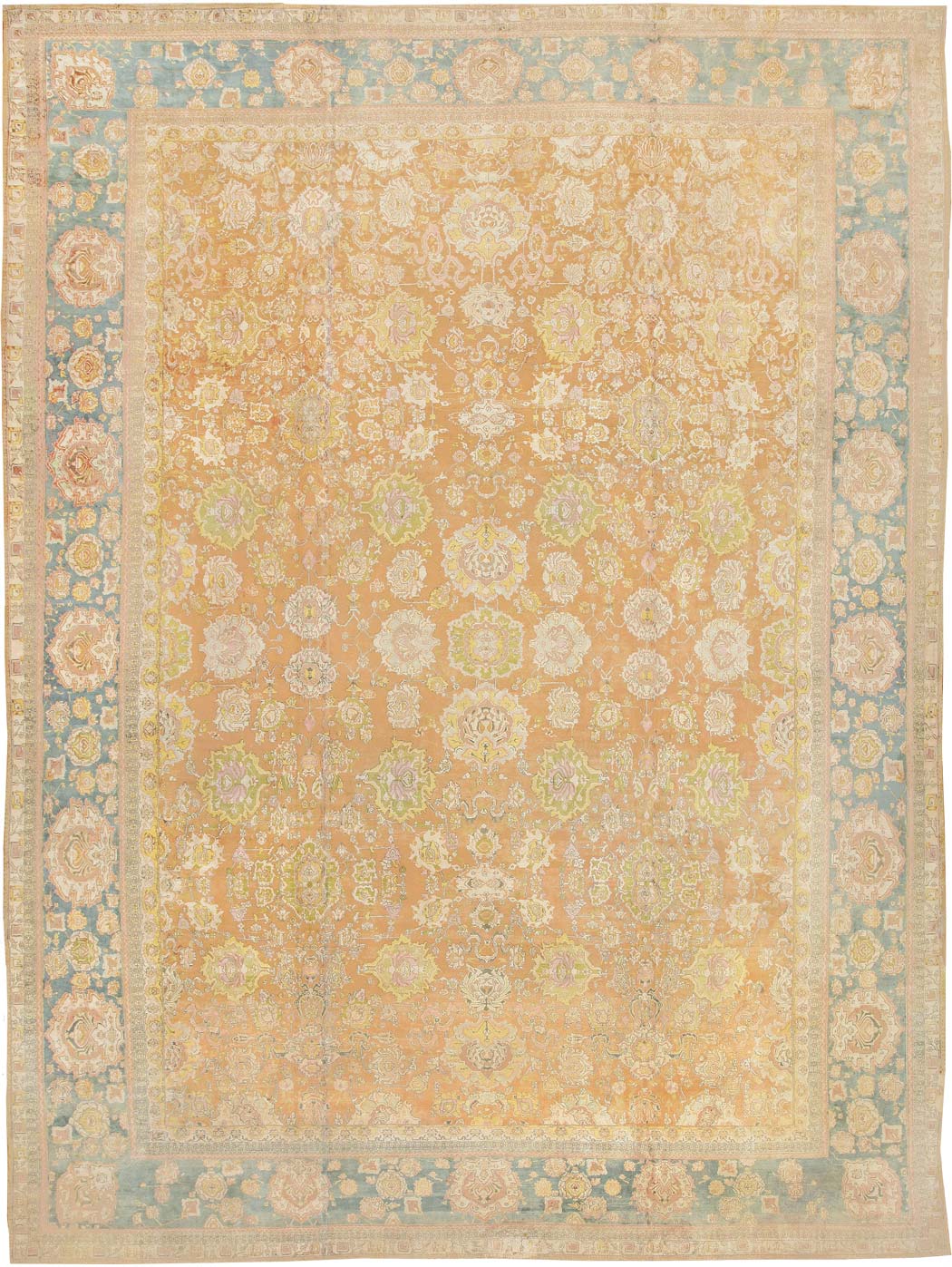 Antique Agra Oriental Rug 3114 Main Image - By Nazmiyal