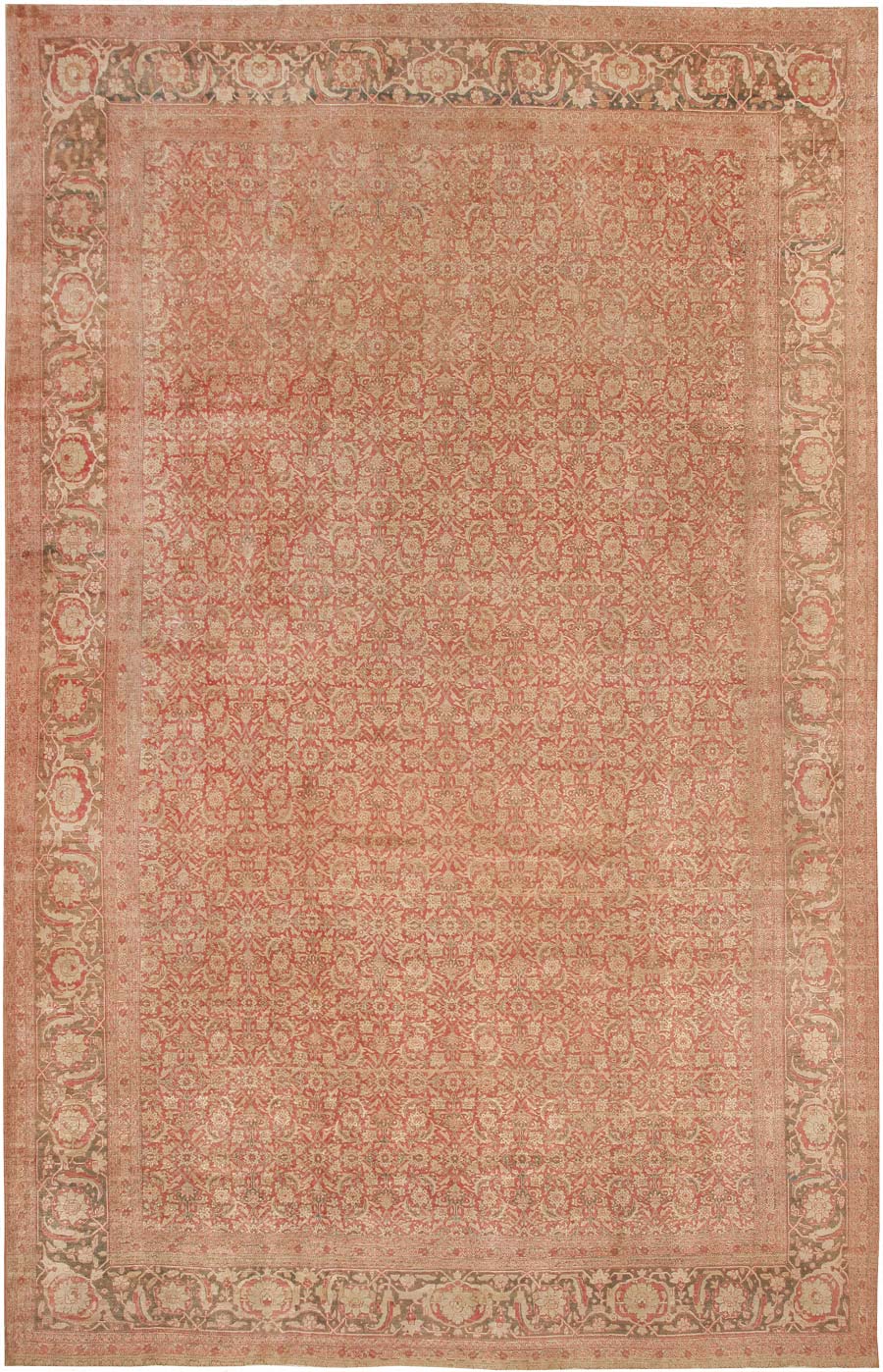 Antique Tabriz Persian Rug 40987 Main Image - By Nazmiyal Antique Tabriz Persian Rug 40987 Main Image - By Nazmiyal