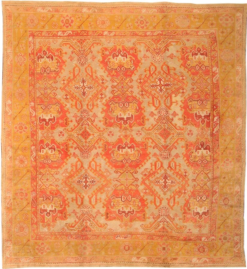Antique Oushak/Ushak Turkish Rug #42054 Main Image - By Nazmiyal Antique Oushak/Ushak Turkish Rug #42054 Main Image - By Nazmiyal
