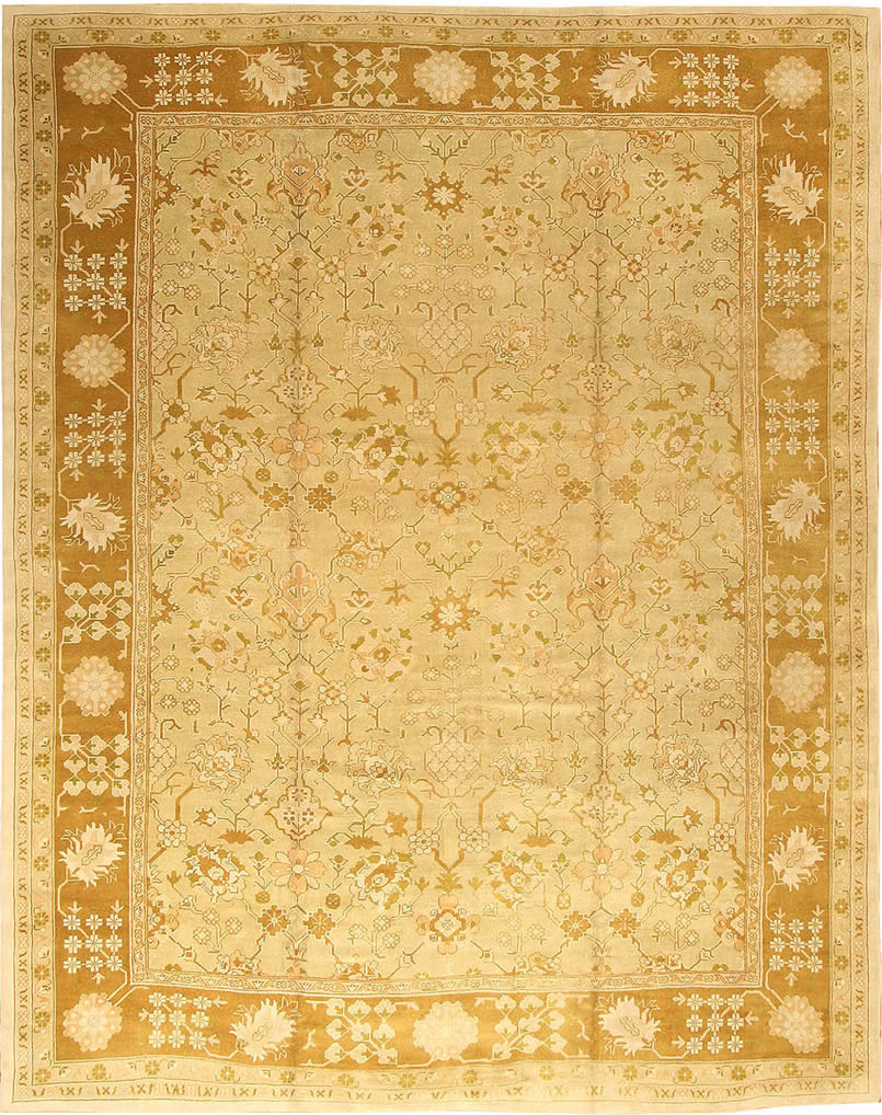 Antique Oushak Turkish Rug 42081 Main Image - By Nazmiyal