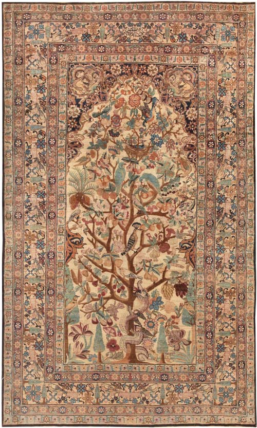 Antique Kerman Persian Rug 42108 Main Image - By Nazmiyal