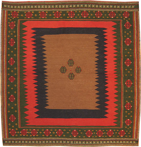 Antique Kilim Persian Carpets 42235 Main Image - By Nazmiyal Antique Kilim Persian Carpets 42235 Main Image - By Nazmiyal