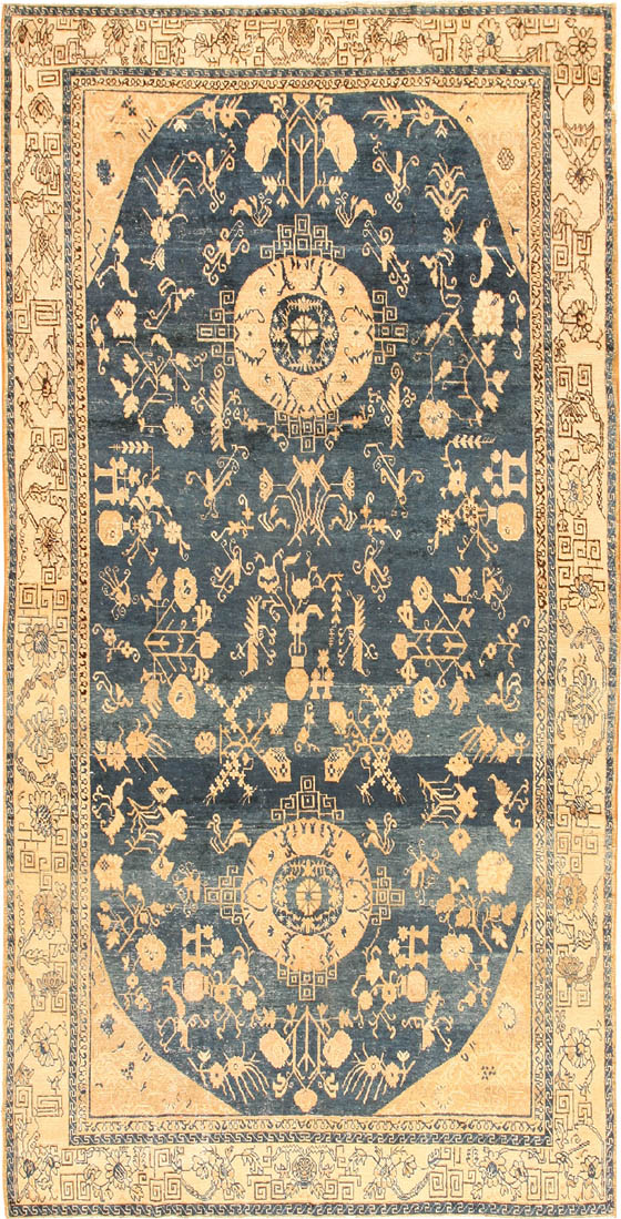 Antique Khotan Oriental Carpets 42445 Main Image - By Nazmiyal Antique Khotan Oriental Carpets 42445 Main Image - By Nazmiyal
