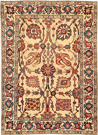 Antique Kerman Persian Rug 42480 Main Image - By Nazmiyal Antique Kerman Persian Rug 42480 Main Image - By Nazmiyal