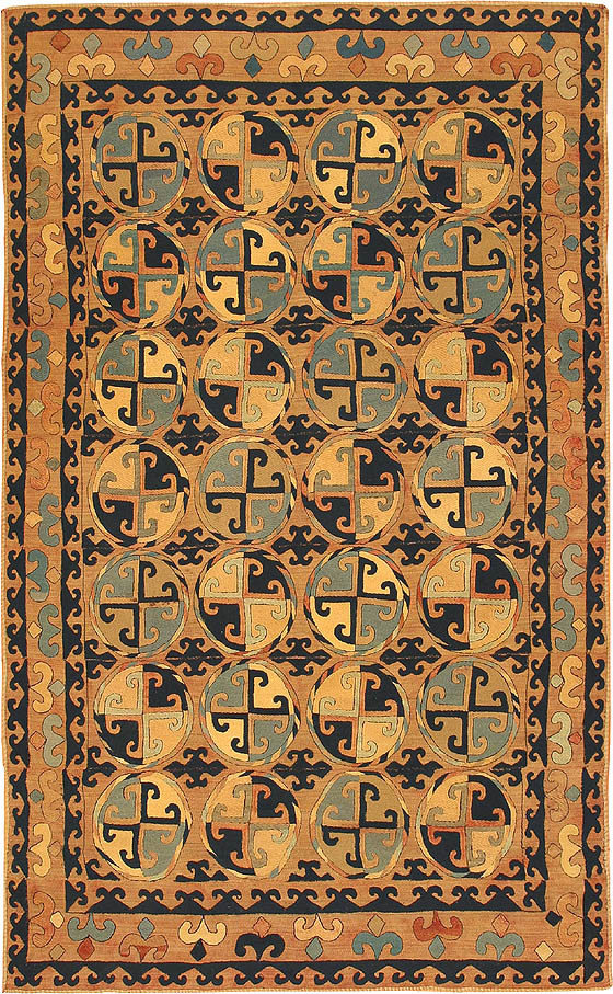 Antique Uzbek Rug 42515 Main Image - By Nazmiyal Antique Uzbek Rug 42515 Main Image - By Nazmiyal