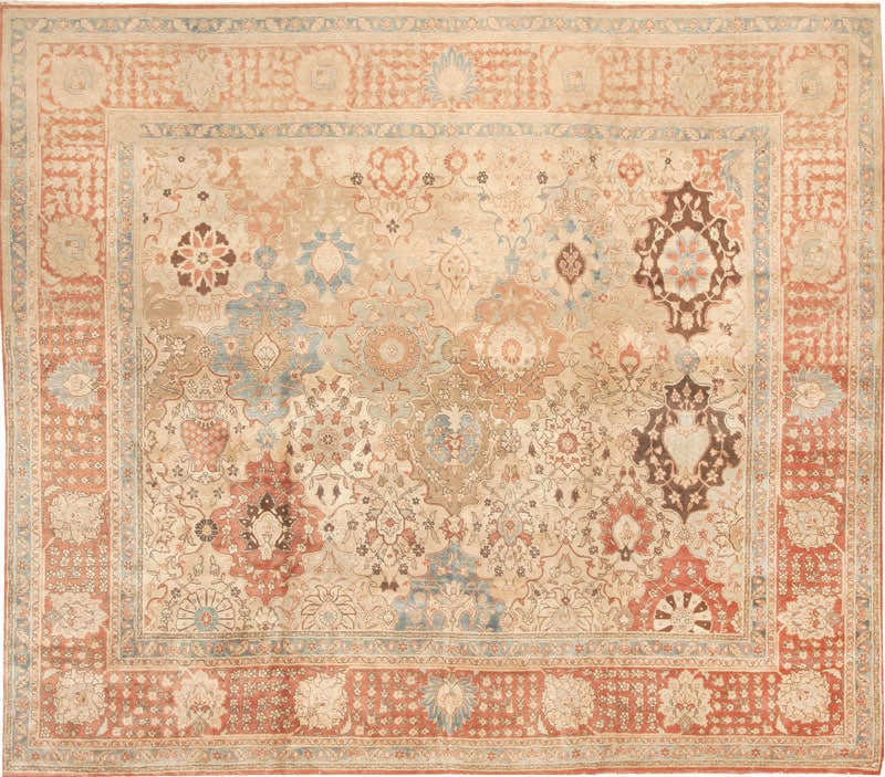 Antique Tabriz Persian Rug 42604 Main Image - By Nazmiyal