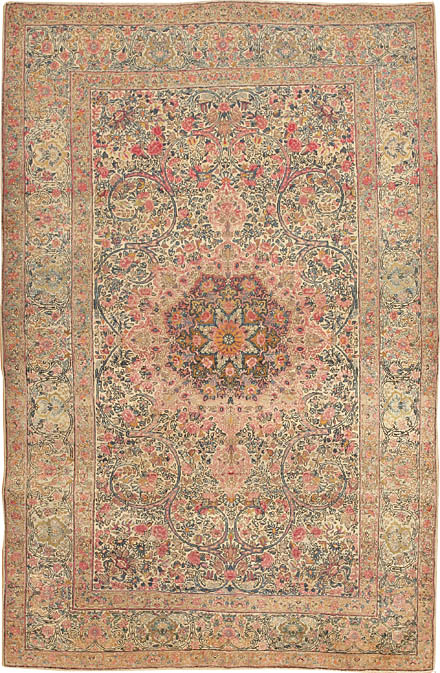 Antique Kerman Persian Rug 43008 Main Image - By Nazmiyal