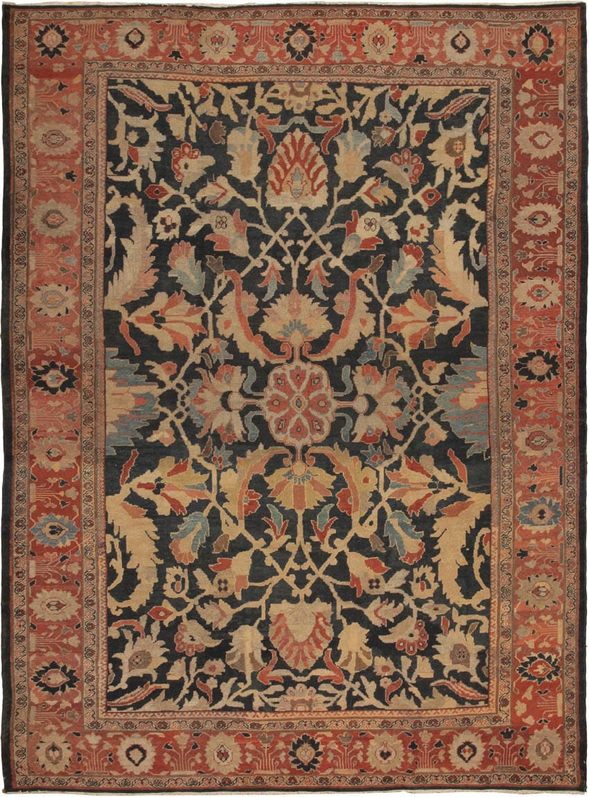 Antique Sultanabad Persian Rugs 43325 Main Image - By Nazmiyal Antique Sultanabad Persian Rugs 43325 Main Image - By Nazmiyal