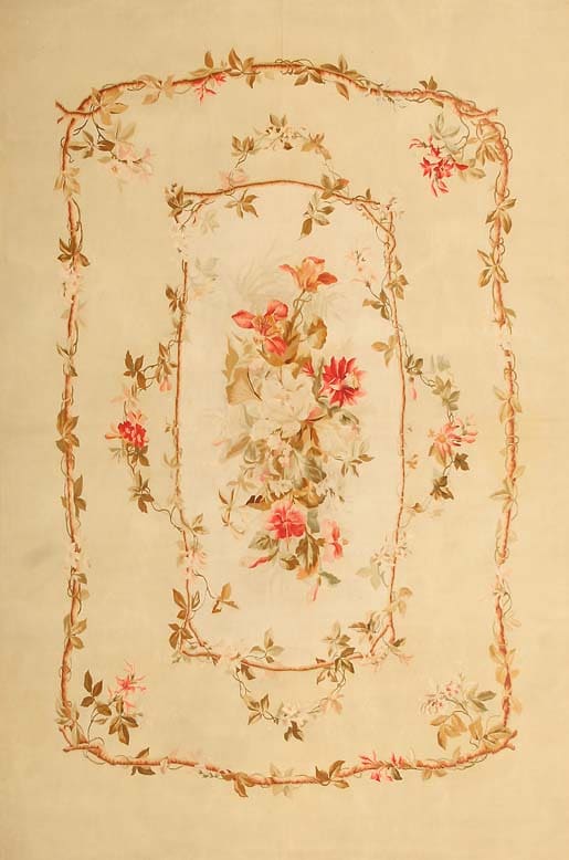 Antique Aubusson French Rug 43802 Main Image - By Nazmiyal Antique Aubusson French Rug 43802 Main Image - By Nazmiyal