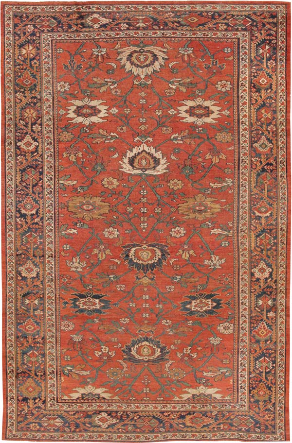 Antique Sultanabad Rug 44148 Main Image - By Nazmiyal