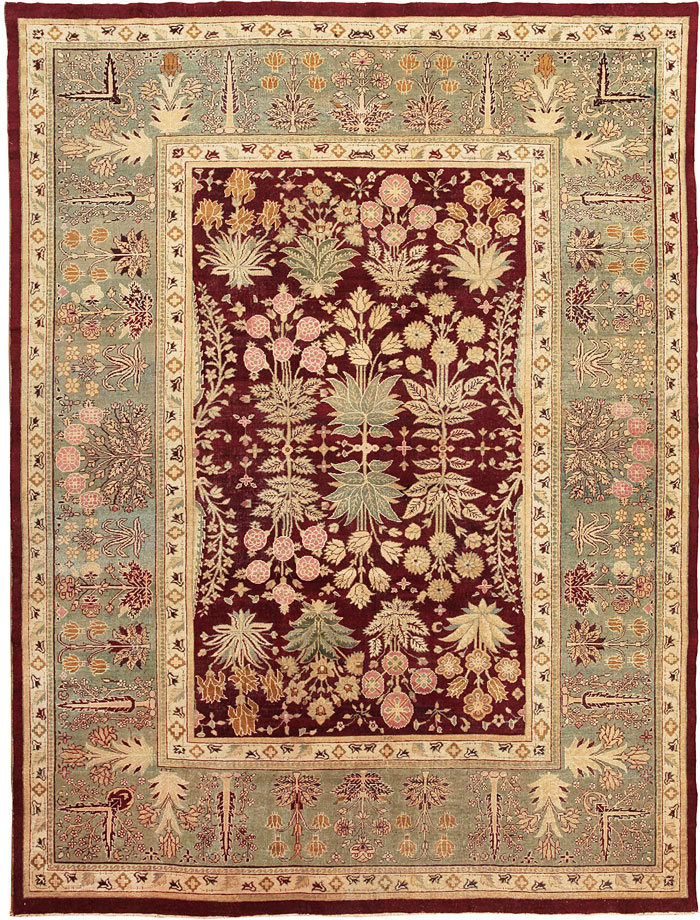 Antique Agra Oriental Rug #44192 Main Image - By Nazmiyal Antique Agra Oriental Rug #44192 Main Image - By Nazmiyal