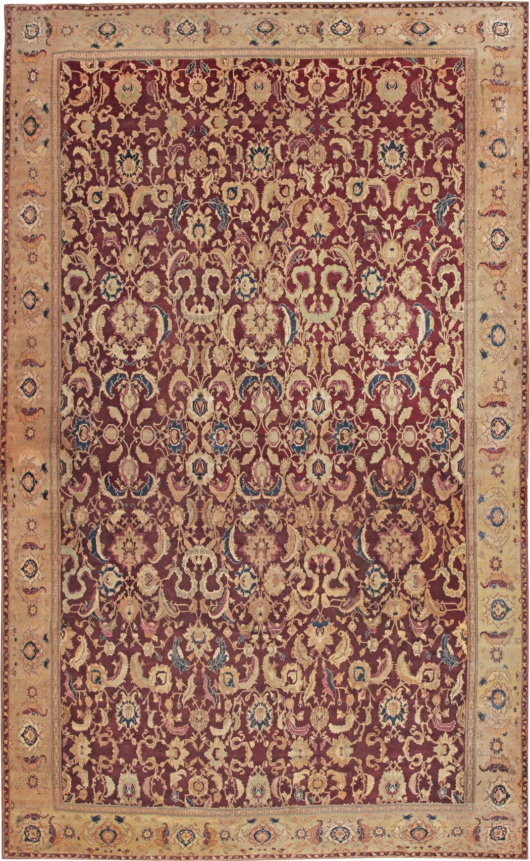 Antique Agra Oriental Rugs 44601 Main Image - By Nazmiyal