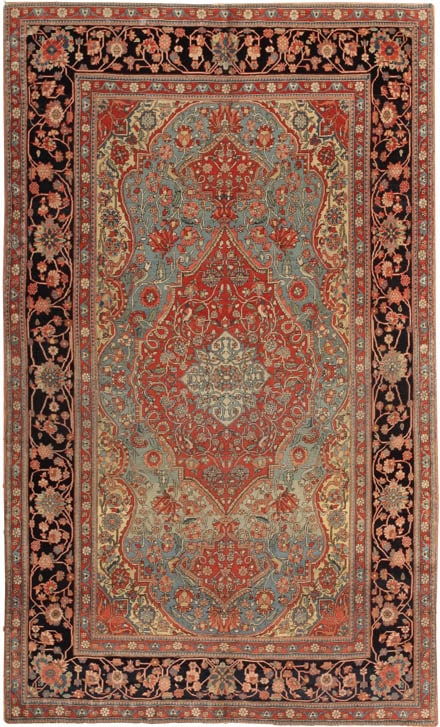 Antique Mohtashem Kashan Persian Rug 44635 Main Image - By Nazmiyal Antique Mohtashem Kashan Persian Rug 44635 Main Image - By Nazmiyal