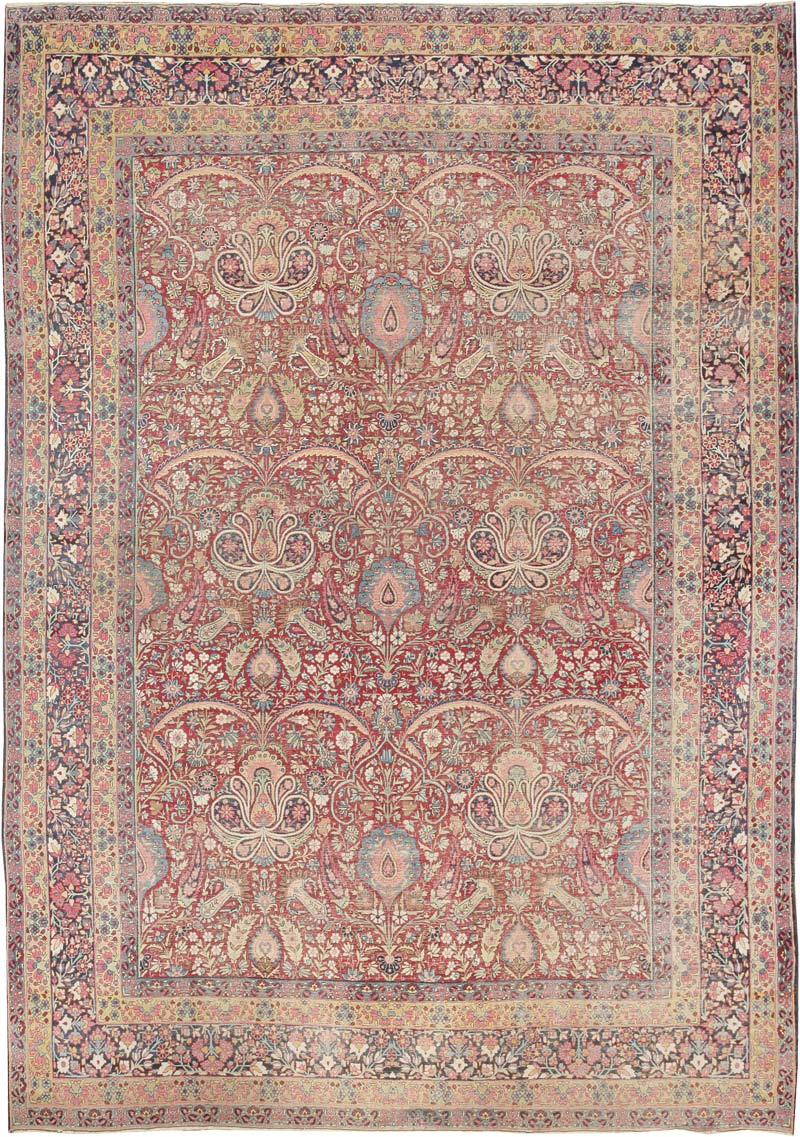 Antique Kerman Persian Rug 44646 Main Image - By Nazmiyal Antique Kerman Persian Rug 44646 Main Image - By Nazmiyal