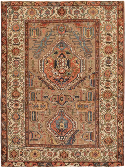 Antique Bibikabad Persian Rug 44909 Main Image - By Nazmiyal