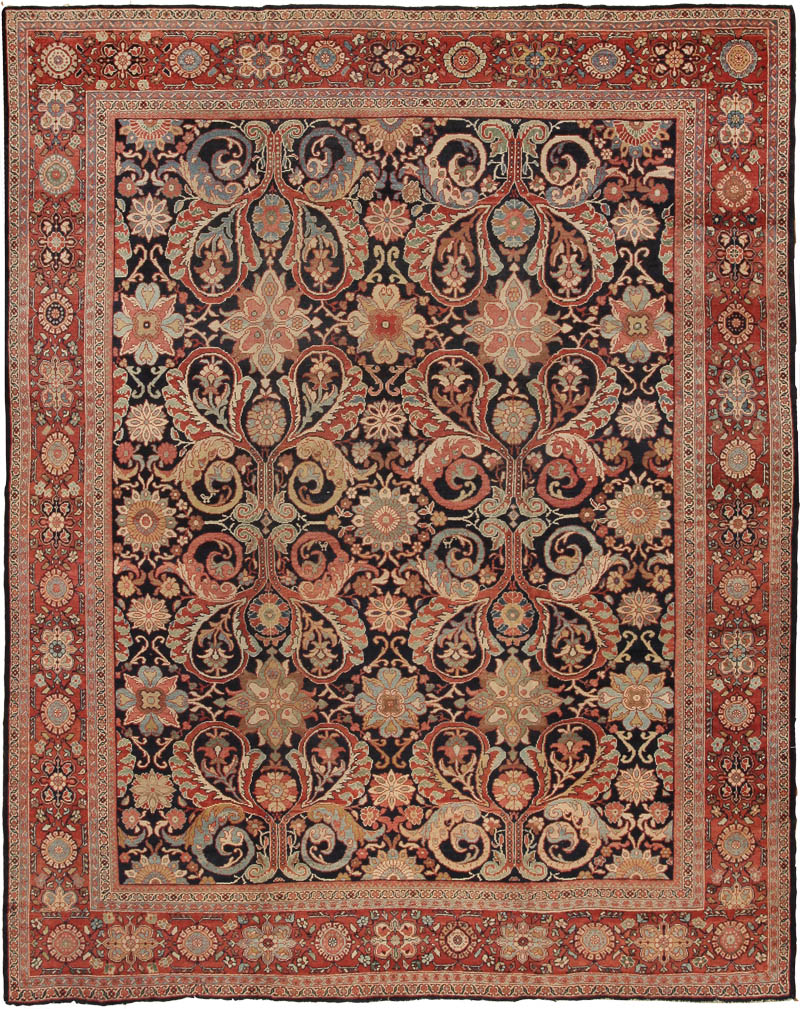 Antique Sultanabad Persian Rugs 7997 Main Image - By Nazmiyal Antique Sultanabad Persian Rugs 7997 Main Image - By Nazmiyal