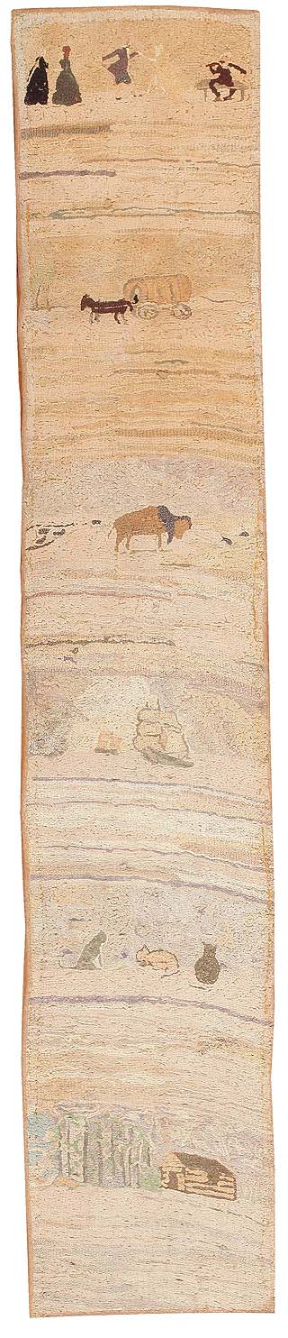 Antique American Hooked Rug #44567 Main Image - By Nazmiyal Antique American Hooked Rug #44567 Main Image - By Nazmiyal