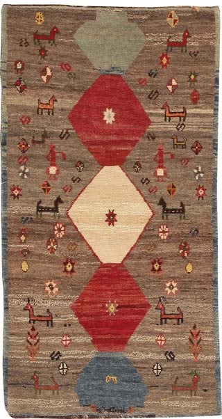 Persian Gabbeh Rug #44573 Main Image - By Nazmiyal