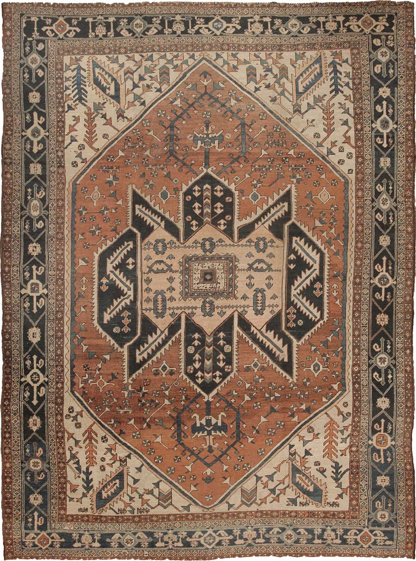 Antique Heriz Persian Rugs 44162 Main Image - By Nazmiyal Antique Heriz Persian Rugs 44162 Main Image - By Nazmiyal