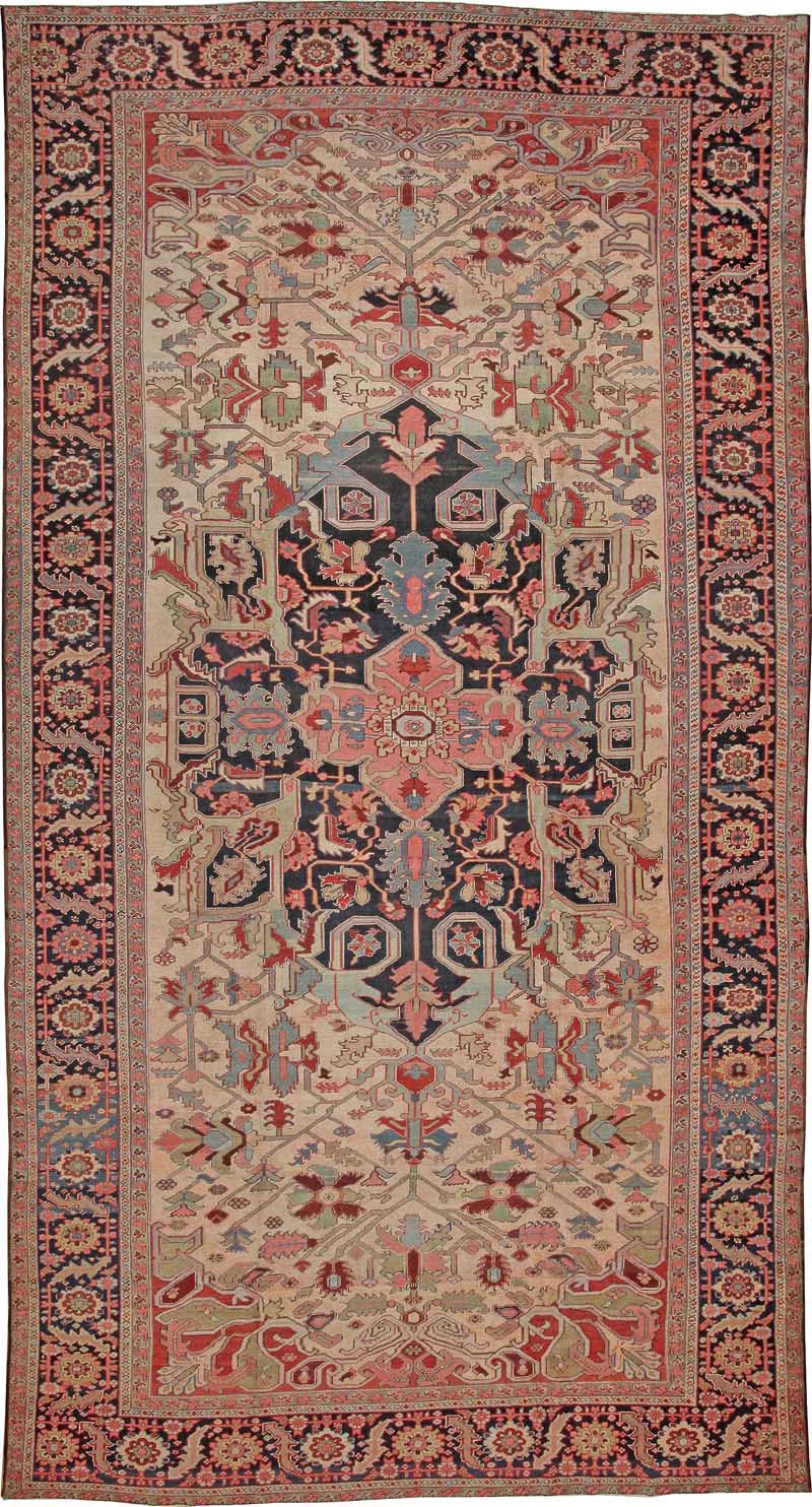 Antique Heriz Serapi Persian Rugs 44085 Main Image - By Nazmiyal Antique Heriz Serapi Persian Rugs 44085 Main Image - By Nazmiyal