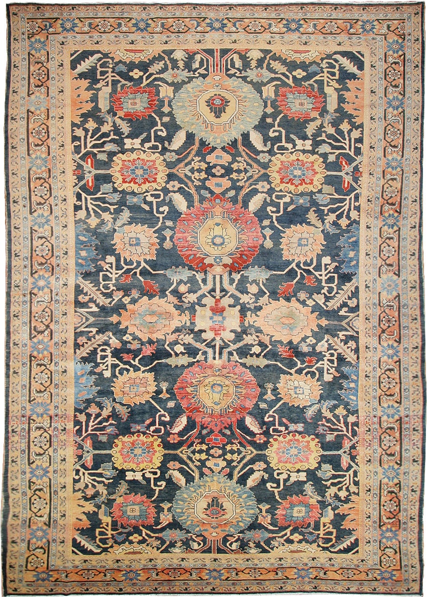 Antique Mahal/Sultanabad Persian Rug #44535 Main Image - By Nazmiyal