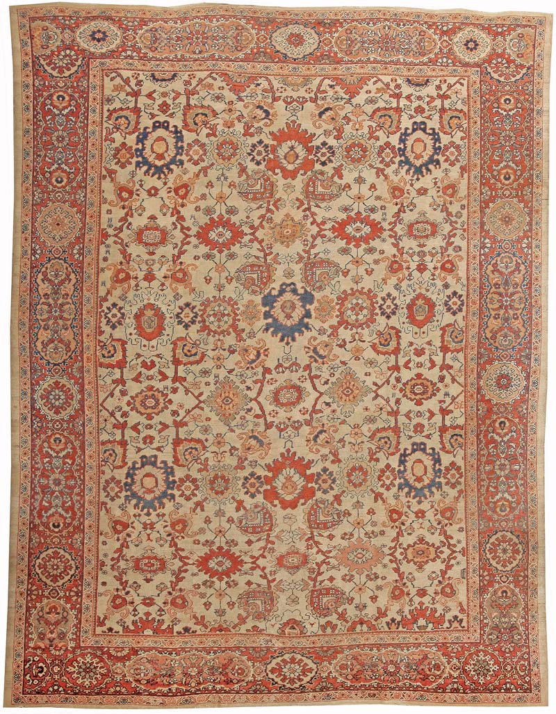 Antique Sultanabad Persian Rugs 40570 Main Image - By Nazmiyal Antique Sultanabad Persian Rugs 40570 Main Image - By Nazmiyal