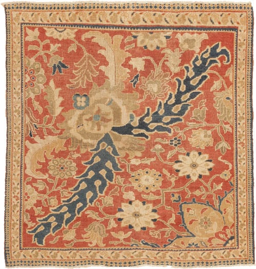 Antique Sultanabad Persian Sampler Rug 44661 Main Image - By Nazmiyal Antique Sultanabad Persian Sampler Rug 44661 Main Image - By Nazmiyal